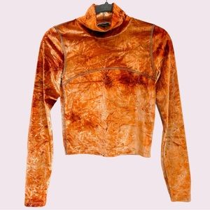 Wilfred crushed velvet turtleneck